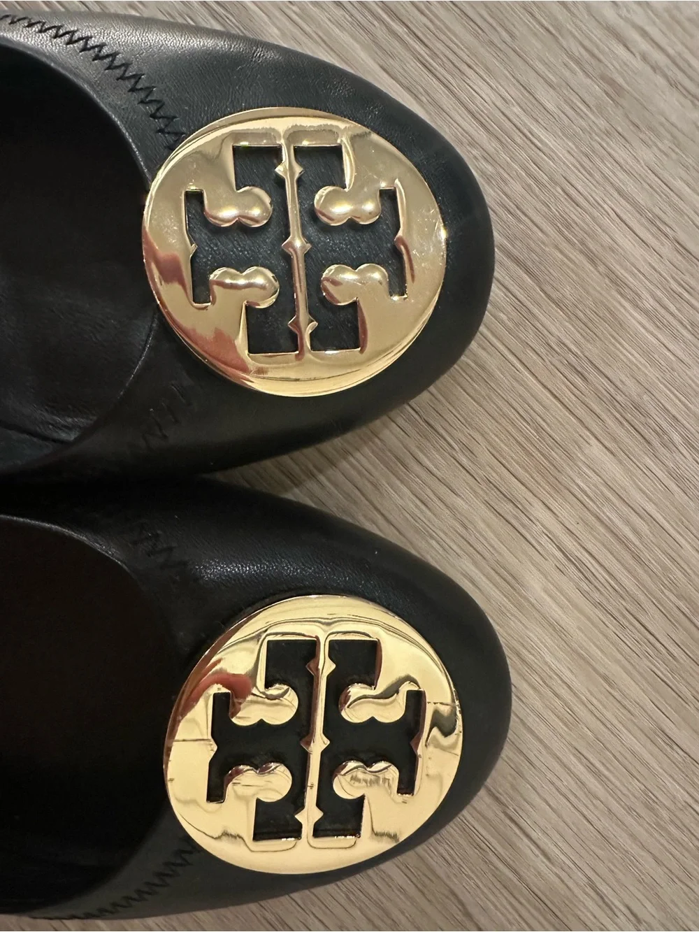 Tory Burch Black REVA TRAVEL BALLET